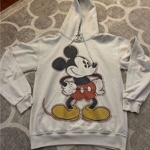 Disney Men's Mickey Mouse White Hoodie